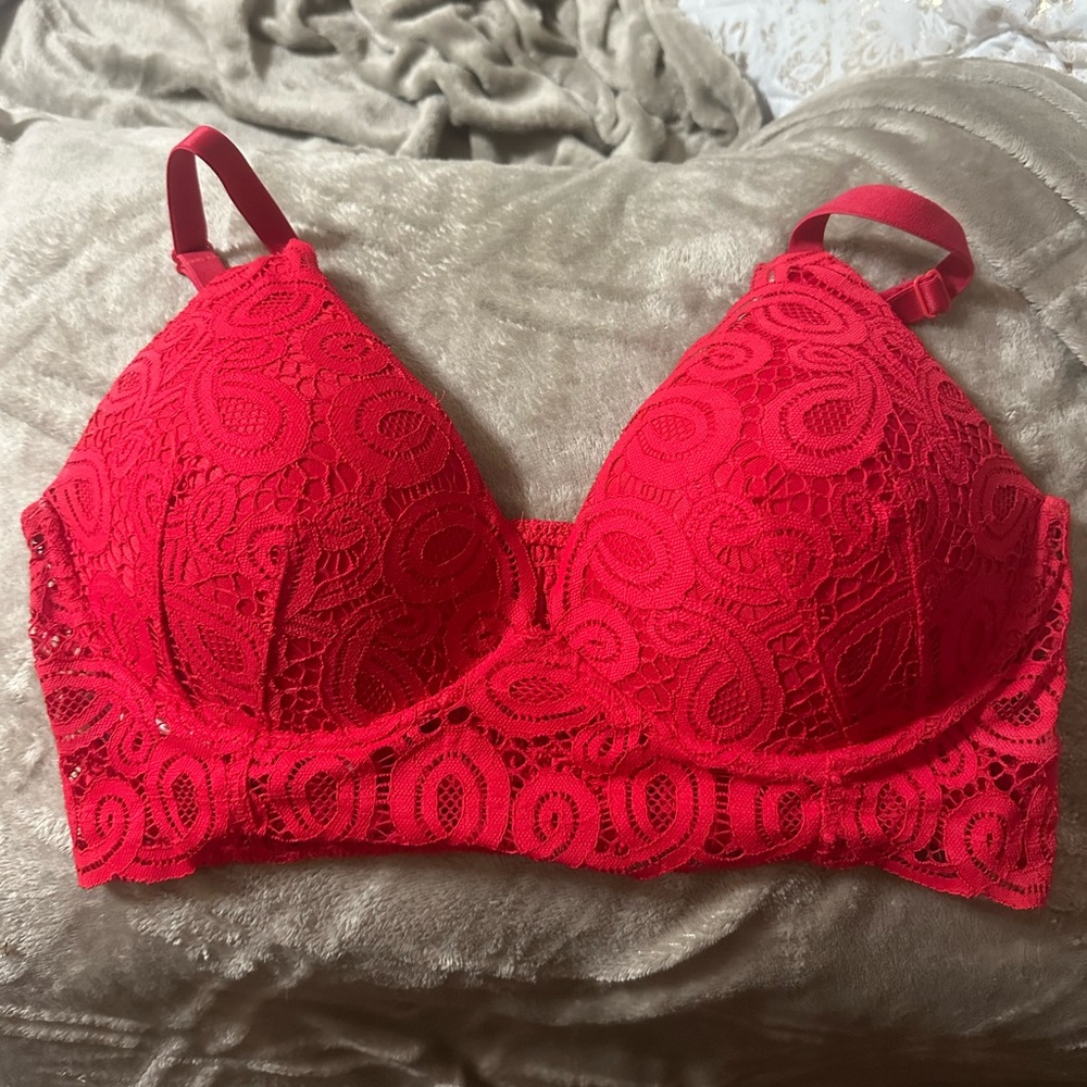 Victoria’s Secret Red Lace Bra